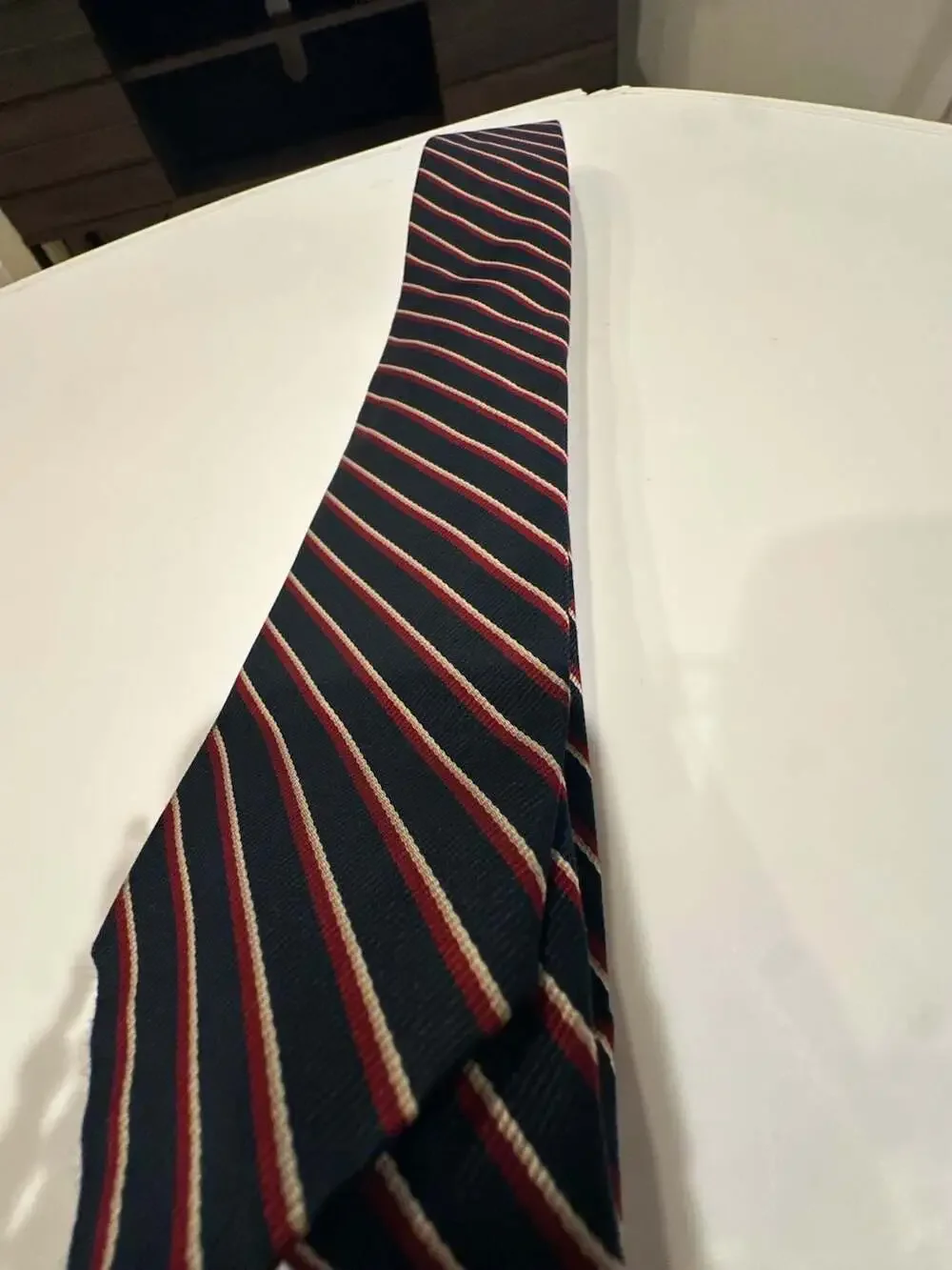 Dooney & Bourke Inc. Vintage Men's All Silk Striped Necktie